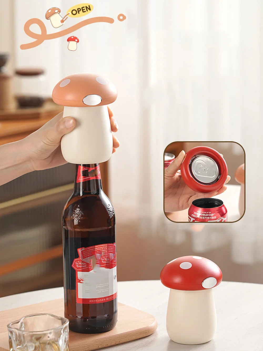 Mushroom Automatic Can Opener